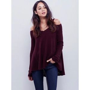 Free People Moonshine Cut Out Sweater